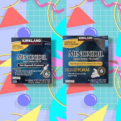 Buying Kirkland Minoxidil Foam and Liquid In Canada