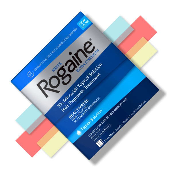 Men's Rogaine Minoxidil Liquid - 5% - 3 Month Supply