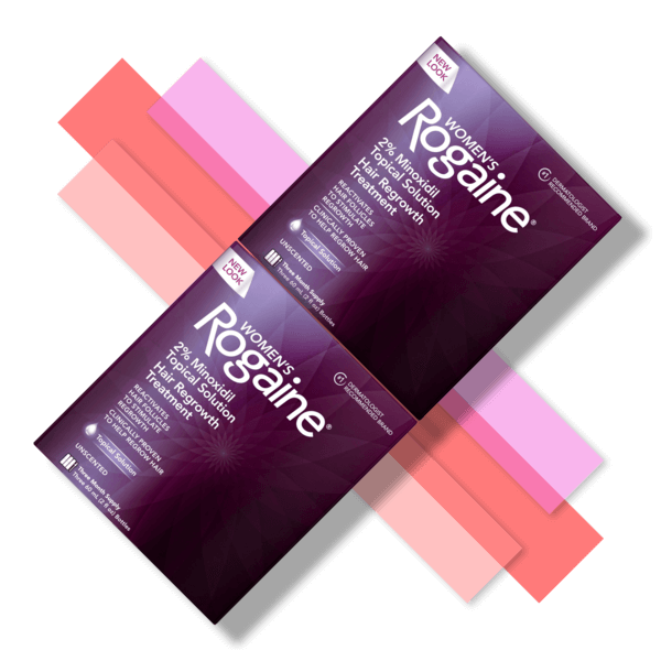 Women's Rogaine Minoxidil Liquid - 2% - 6 Month Supply